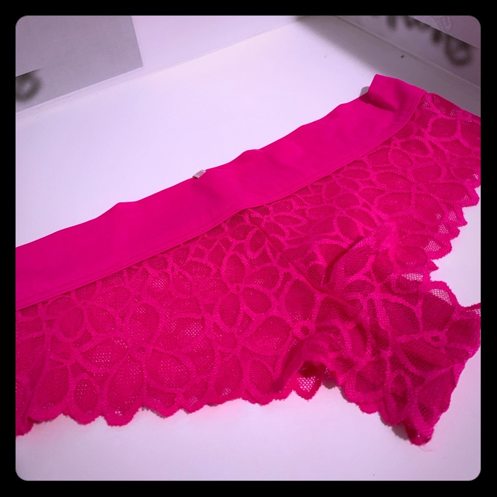 Pink Victoria secret boy short underwear NWOT